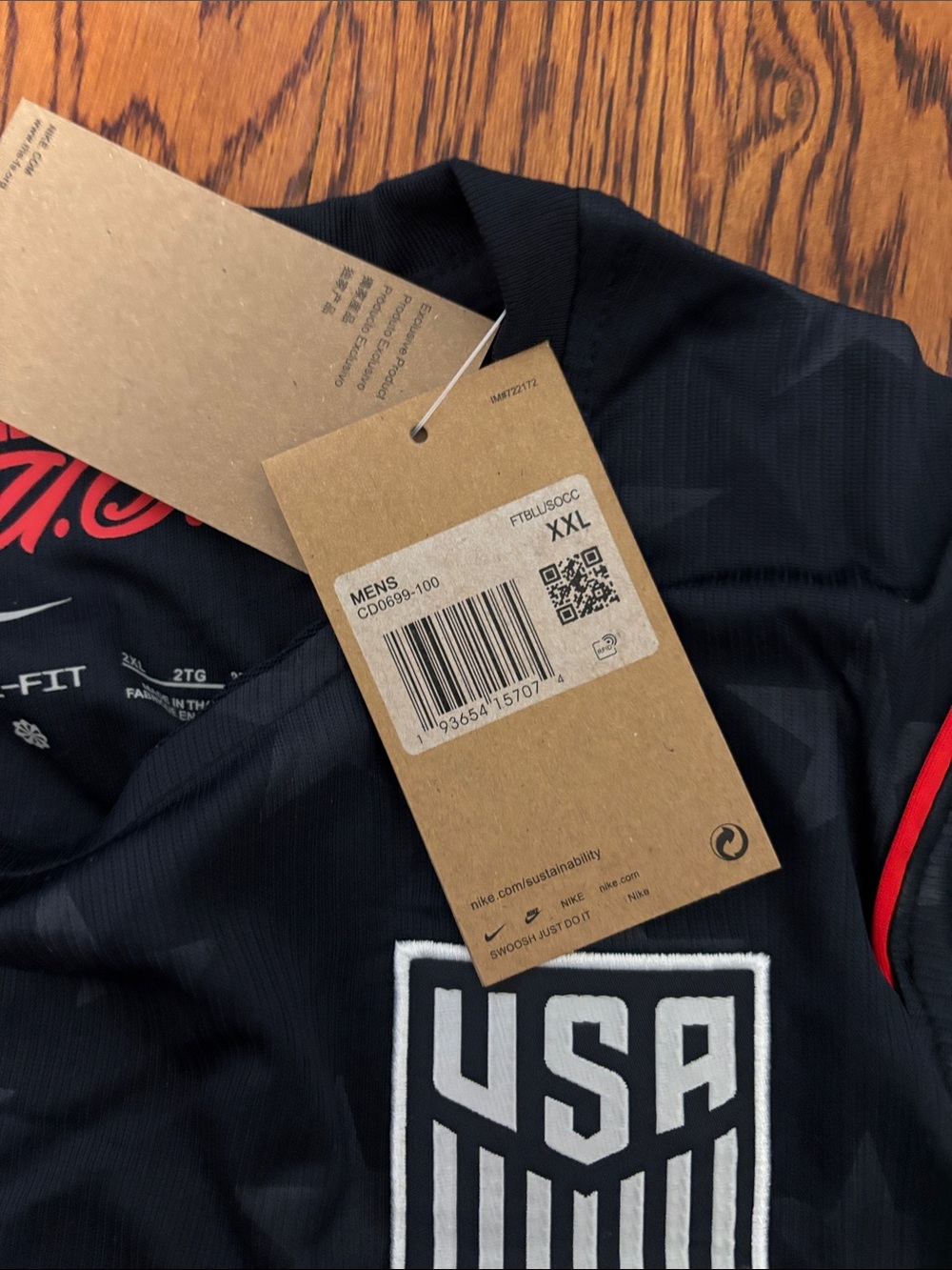 Nike USA Navy Stars Soccer Jersey Size: XXL fits like a Large see measure
NWT - Picture 6 of 8
